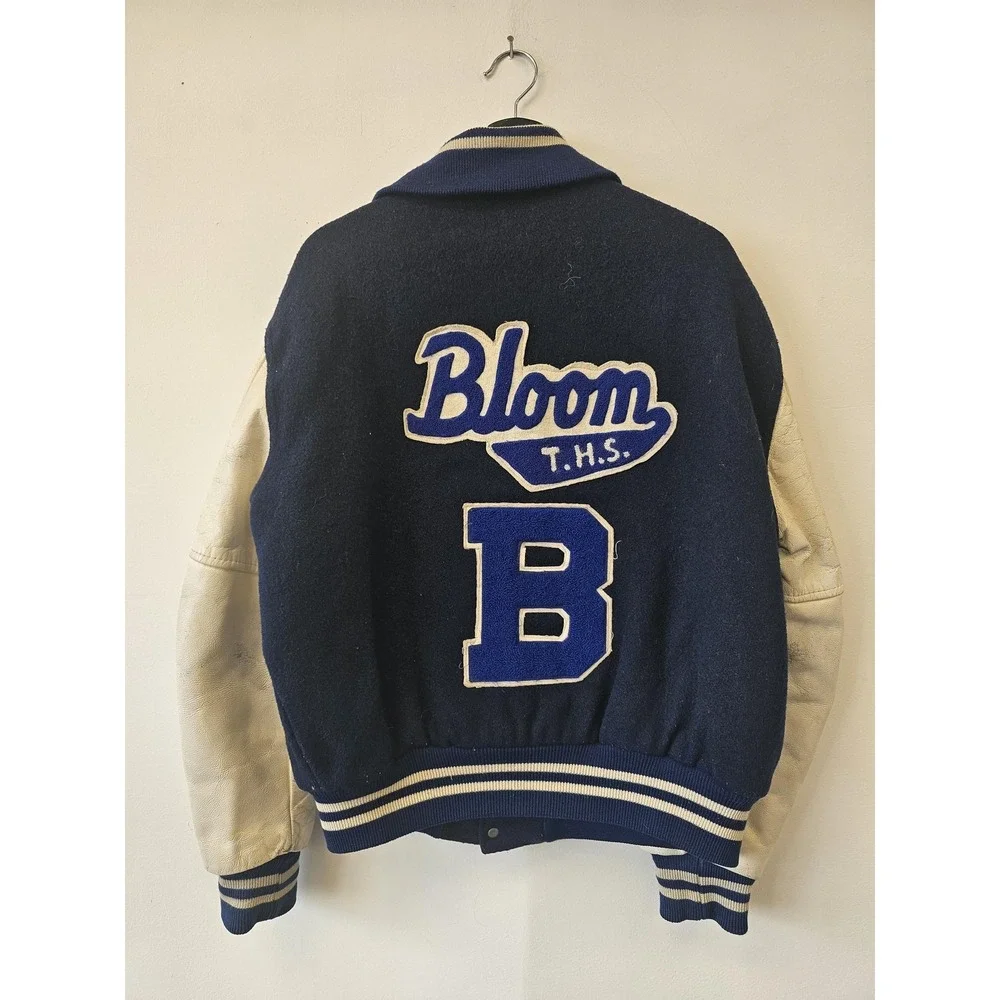 Vintage Bloom Township Jacket Mens Medium NCAA Basketball Holloway 80s